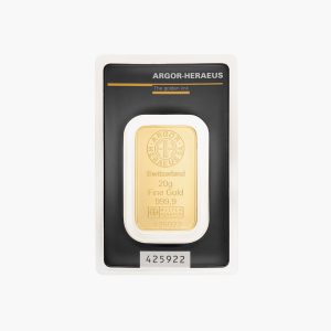 Златно кюлче 20 г (Argor Heraeus)